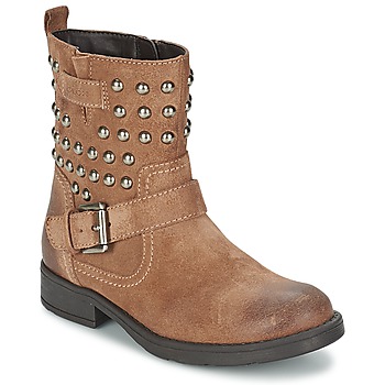 Shoes Girl Boots Geox SOFIA C Brown