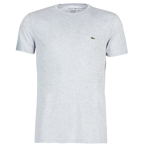 Clothing Men short-sleeved t-shirts Lacoste TH6709 Grey