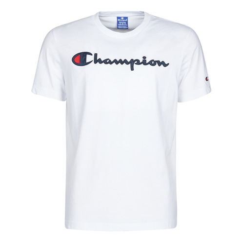 Clothing Men short-sleeved t-shirts Champion 214194 White