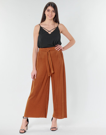 Clothing Women Wide leg / Harem trousers Moony Mood MERONAR Rust