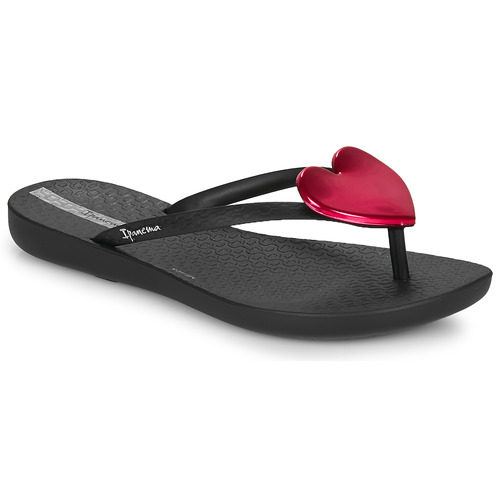 Shoes Girl Flip flops Ipanema MAXI FASHION Black / Red