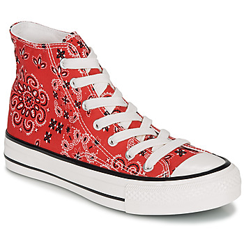 Shoes Women High top trainers André HEAVEN Red