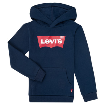 Clothing Boy sweaters Levi's BATWING SCREENPRINT HOODIE Marine