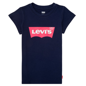 Clothing Girl short-sleeved t-shirts Levi's BATWING TEE Marine