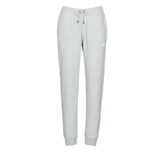 Clothing Women Tracksuit bottoms Nike W NSW ESSNTL PANT REG FLC Grey / White