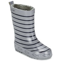 Shoes Children Wellington boots Be Only TIMOUSS Grey / Marine