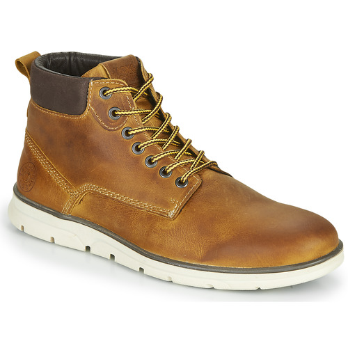 Shoes Men Mid boots Jack & Jones JFW TUBAR LEATHER Brown