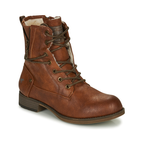 Shoes Women Mid boots Mustang 1139630 Cognac