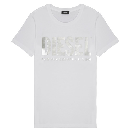 Clothing Girl short-sleeved t-shirts Diesel TSILYWX White