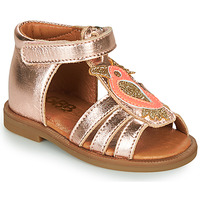 Shoes Girl Sandals GBB FRANIA Pink / Gold