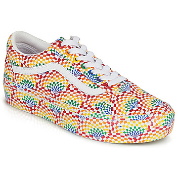 Shoes Women Low top trainers Vans OLD SKOOL PLATFORM Multicolour