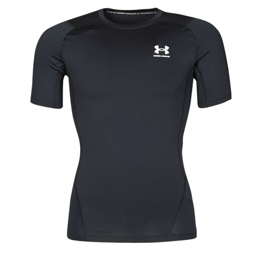 Clothing Men short-sleeved t-shirts Under Armour UA HG ARMOUR COMP SS Black