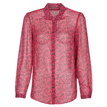 Clothing Women Shirts Ikks BS12155-38 Raspberry