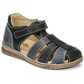 Shoes Boy Sandals Citrouille et Compagnie FRINOUI Marine / Grey