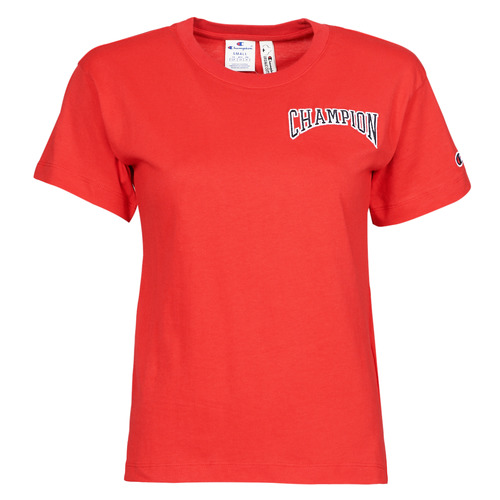 Clothing Women short-sleeved t-shirts Champion CREWNECK T SHIRT Red