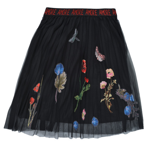 Clothing Girl Skirts Desigual ANDREA Black