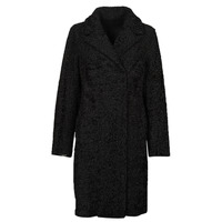 Clothing Women coats Guess MANUELA REVERSIBLE COAT Black