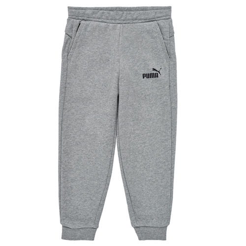 Clothing Boy Tracksuit bottoms Puma ESSENTIAL SLIM PANT Grey