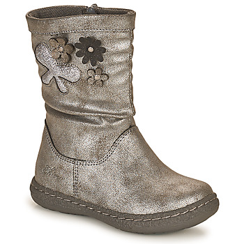 Shoes Girl Boots Chicco CAROL Silver