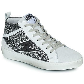 Shoes Women High top trainers Semerdjian ALFA Beige / Black