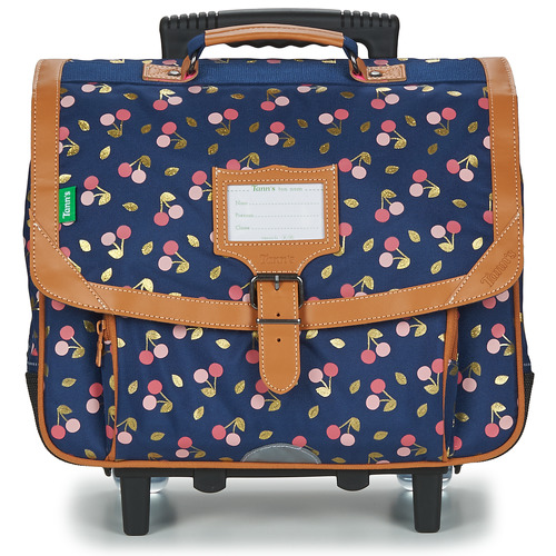 Bags Girl Rucksacks / Trolley bags Tann's ALEXA TROLLEY CARTABLE 38 CM Marine