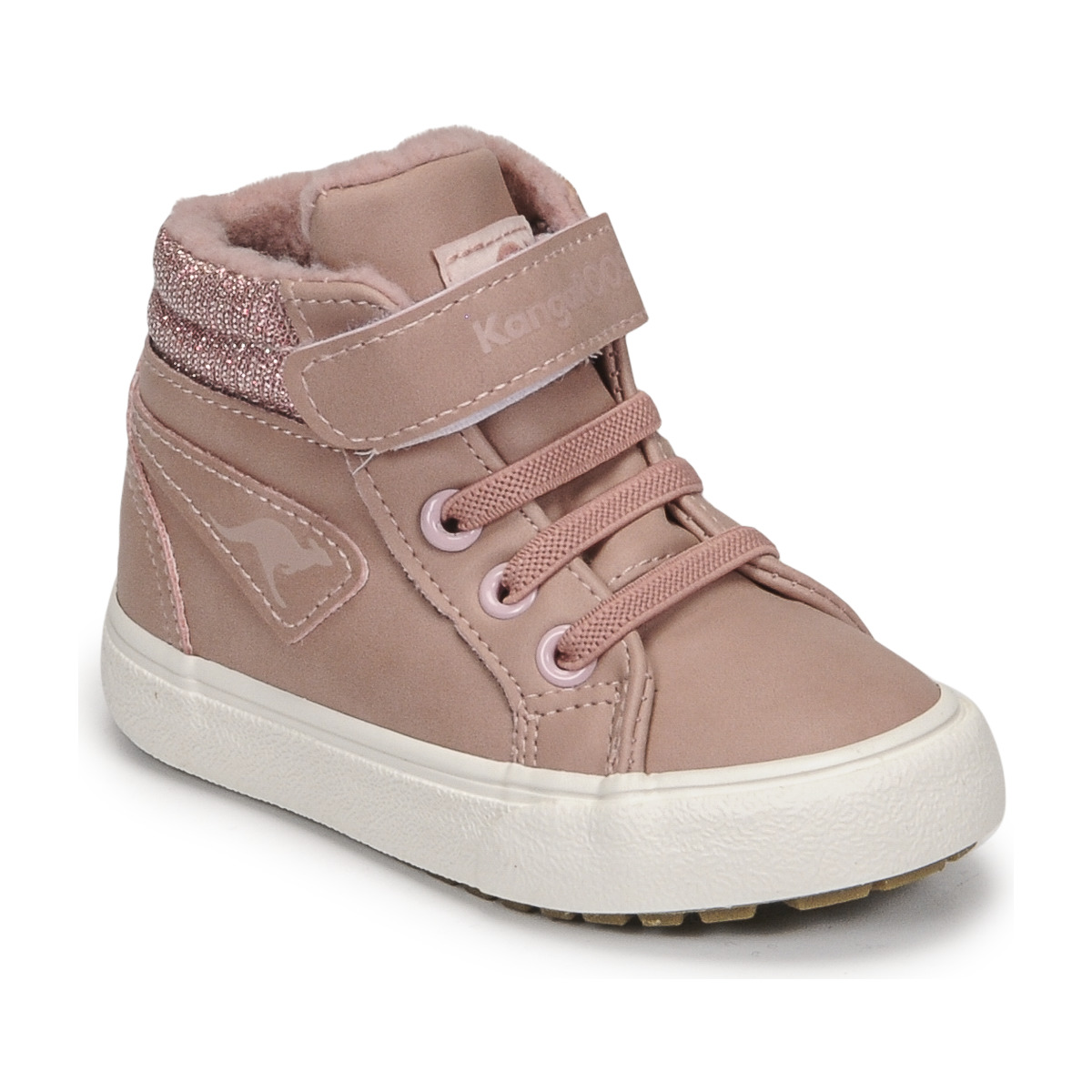 Shoes Girl High top trainers Kangaroos KAVU III Pink