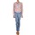 Clothing Women straight jeans Gant DANA SPRAY COLORED DENIM PANTS Blue