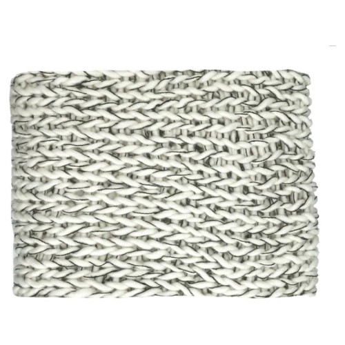 Home Blankets / throws Pomax NITTU Black / White