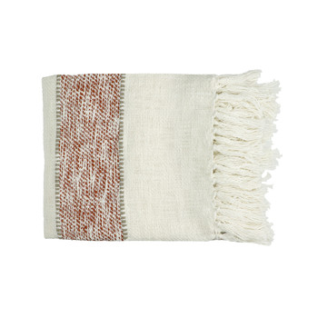 Home Blankets / throws Pomax RAYU White