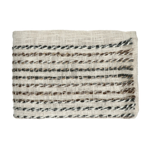 Home Blankets / throws Pomax CERULEAN White