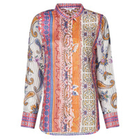 Clothing Women Long sleeved shirts Desigual BOHO Multicolour