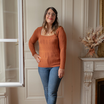 Clothing Women jumpers Céleste NYSSA Rust