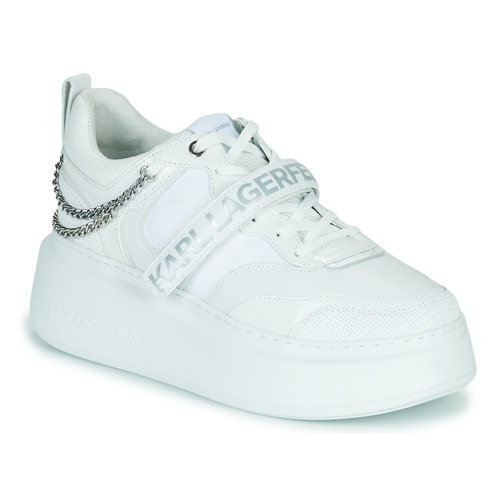 Shoes Women Low top trainers Karl Lagerfeld ANAKAPRI Strap Lo Lace White / Silver