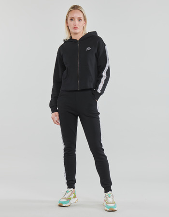 Clothing Women Tracksuit bottoms Karl Lagerfeld LOGO TAPE SWEAT PANTS Black