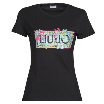 Clothing Women short-sleeved t-shirts Liu Jo HABITEDO Black