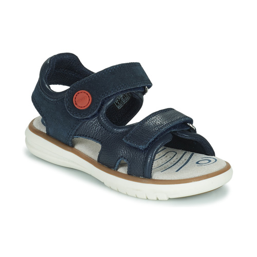 Shoes Boy Sports sandals Geox J SANDAL MARATEA BOY Marine