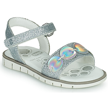 Shoes Girl Sandals Chicco CARLY Silver