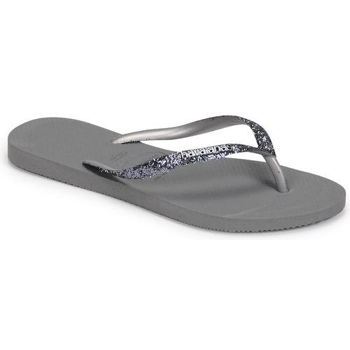 Shoes Women Flip flops Havaianas SLIM GLITTER II Grey