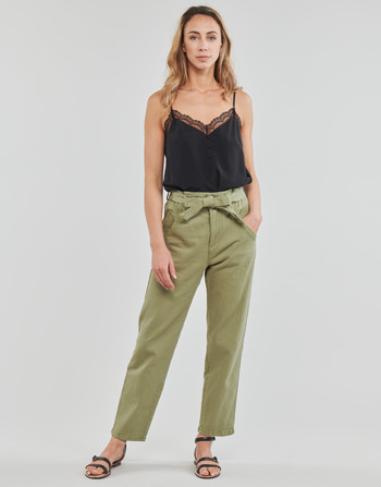 Clothing Women Wide leg / Harem trousers Esprit Relaxed Jogger Kaki