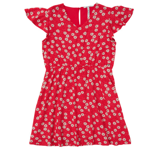 Clothing Girl Short Dresses Pepe jeans LIMA Red