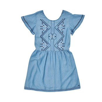 Clothing Girl Short Dresses Pepe jeans LARRIE Blue