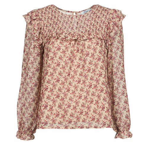 Clothing Women Blouses Betty London JECKEL Beige / Pink