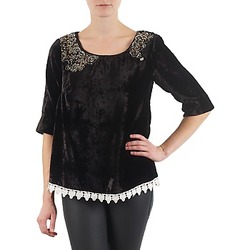 Clothing Women Long sleeved shirts Lollipops PILOW TOP Black