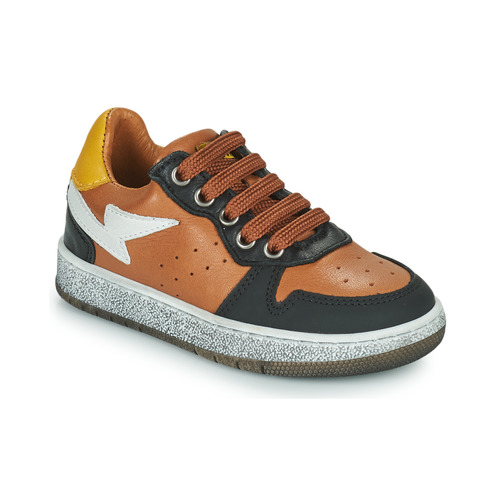 Shoes Boy Low top trainers GBB KERTI Brown