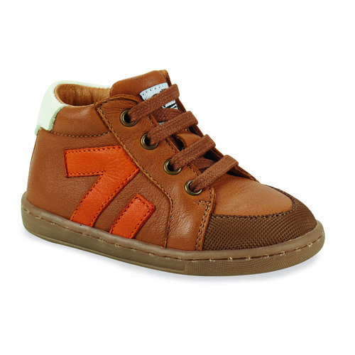 Shoes Boy High top trainers GBB ABOBA Brown