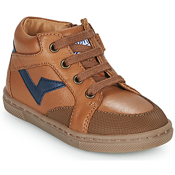 Shoes Boy High top trainers GBB HEDDY Brown