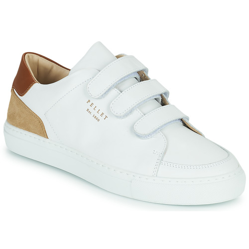 Shoes Men Low top trainers Pellet SID Veal / White