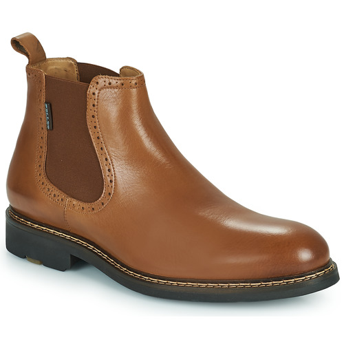 Shoes Men Mid boots Pellet RAYMOND Veal / Brandy