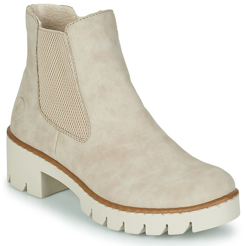 Shoes Women Ankle boots Rieker X5772-60 Beige