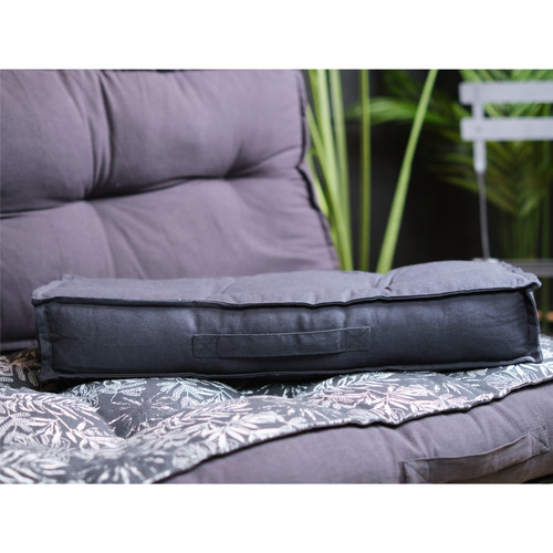 Home Outdoor ottoman Today Accoudoir 58/10/20 Fusain Spirit Garden 22 Fusain